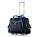 【中古】【輸入品・未使用】荷物アメリカRT-3500-BKプラスBU DELUXEファッションROLLING一泊旅行ブラック&ブルー