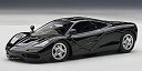 【中古】【輸入品・未使用】Mclaren F1 Jet Black Metallic 1/43 With Openings by Autoart 56002