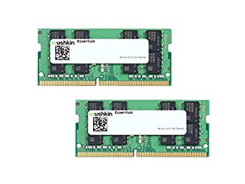 Mushkin Essentials ? DDR4 ノートパソコン DRAM ? 32GB (2x16GB) SODIMM メモリキット ? 2666MHz (PC4-21300) CL-19 ? 260ピン 1.2V ノートブッ