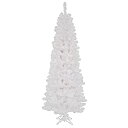 【中古】【輸入品・未使用】Vickerman ホワイトセーラムペンシルツリー Dura-Lit 200クリアライト付き 5.5フィート x 28インチ