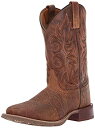 【中古】【輸入品・未使用】Laredo MensデュラントSquare Toe Rustブーツ カラー: ブラウン