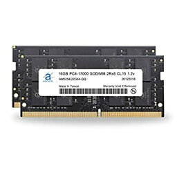 【中古】【輸入品・未使用】Adamanta 32GB (2x16GB) ノートパソコンメモリアップグレード 適合機種: Dell Latitude 15 5000シリーズ E5570 DDR4 2133Mhz PC4-17000 SODIMM 2