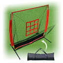 【中古】【輸入品・未使用】強力なキャメル5?x 5野球&ソフトボールPractice Net with Strike Zoneターゲットand Carryバッグ