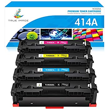 【中古】【輸入品 未使用】True Image (トゥルー イメージ) 互換トナーカートリッジ HP 414A W2020A 414X HP Color LaserJet Pro MFP M479fdw M479fdn M454dw M454dn M454