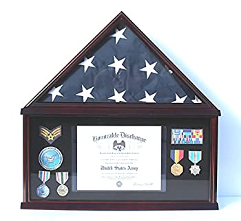 【中古】【輸入品・未使用】Large Military Shadow Box Frame Memorial Burial Funeral Flag Display Case for 5' X 9.5' Flag Folded%カンマ% Solid Wood (Black Felt) 【中古】【輸入品・未使用】Large Military Shadow Box Frame Memorial Burial Funeral Flag Display Case for 5' X 9.5' Flag Folded%カンマ% Solid Wood (Black Felt)