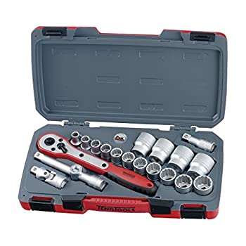 【中古】【輸入品 未使用】 039 Tengtools T1220AF - ソケットセット20ピース1/2