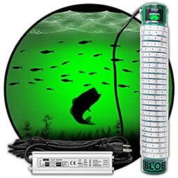 【中古】【輸入品・未使用】白 Blob-7500 ルーメン (CIG付き)。 軽量アダプター 水中釣り用LEDライト 12ボルト 夜釣り 海水 IP68 防水 スヌークターポン クラッピー シャッ