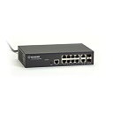【中古】【輸入品・未使用】ブラックボックスLGB1110AマネージドネットワークスイッチL2 +ギガビットイーサネット(10/100/1000)ブラック