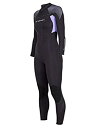【中古】【輸入品・未使用】レディースThermoprene Proウェットスーツ3?mm Back Zip Fullsuitブラック/ラベンダー ブラック