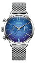 【中古】【輸入品・未使用】溶接機MoodyステンレススチールメッシュDual Time Watch with Date 38?mm