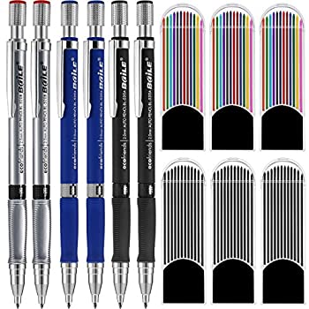 【中古】【輸入品 未使用】excelfu 6ピース2.0 MM Mechanical Pencils with 6 Cases Lead Refills 色とブラックRefills forドラフト図面 大工 Writing 工芸 アートス
