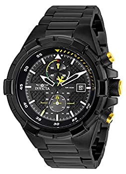 【中古】【輸入品・未使用】Invicta Men's Aviator Black Steel Bracelet & Case Quartz Analog Watch 28110 【中古】【輸入品・未使用】Invicta Men's Aviator Black Steel Bracelet & Case Quartz Analog Watch 28110