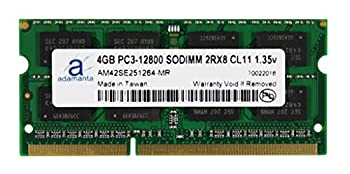 【中古】【輸入品・未使用】Adamanta 4GB (1x4GB) ノートパソコンメモリアップグレード 適合機種: Dell Precision M2800 DDR3L 1600Mhz..