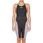 šۡ͢ʡ̤ѡArena Powerskin Carbon Ultra Women's Closed Back Racing Swimsuit%% Dark Grey/Fluorescent Yellow%% 30