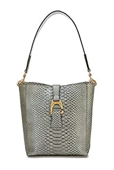 【中古】【輸入品・未使用】Dooney & Bourke レディース Caldwell Emerson Collection Brynn バケットバッグ メタルグリーン