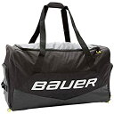 【中古】【輸入品・未使用】BAUER S19 PREMIUM WHEELED BAG (L) 【アイスホッケーウィールバック】 (BLK 黒) その1