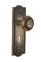 【中古】【輸入品・未使用】Nostalgic Warehouse Meadows Plate with Keyhole Meadows Knob%カンマ% Privacy - 2.375%カンマ% Antique Brass by Nostalgic Warehouse(3)