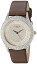 šۡ͢ʡ̤ѡAkribos XXIV Women 's ak896br Round Silver Dial Three Hand Quartz Strap Watch