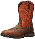 【中古】【輸入品 未使用】Ariat メンズ Groundbreaker ワイドスクエアスチールトゥワークブーツ US サイズ: 12 カラー: ブラウン