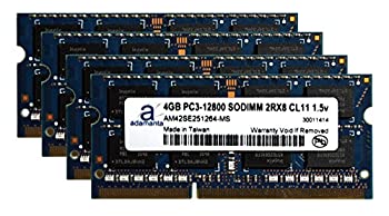 【中古】【輸入品 未使用】Adamanta 16GB (4x4GB) ノートパソコンメモリ アップグレード HP EliteBook モバイルワークステーション 8760w DDR3 1600Mhz PC3-12800 SODIMM 2