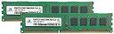 【中古】【輸入品 未使用】Adamanta 16 GB ( 2 x 8gb )メモリアップグレードfor Asus p8h67 - M PRO / CSM ddr3 1333 pc3 10600 cl9 DIMM 2rx8 1.5 V RAM