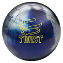 【中古】【輸入品 未使用】BrunswickツイストReactive pre-drilled Bowling ball-ブルー/シルバー 14lbs