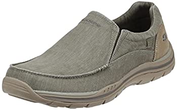 yÁzyAiEgpzSkechers Men's Expected Avillo Slip-on Loafer%J}% Khaki%J}% 12 2W US