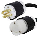 【中古】【輸入品・未使用】NEMA L21-30P - L6-30R プラグアダプター - 1フィート 30A/208V 10/3AWG - アイアンボックス ...