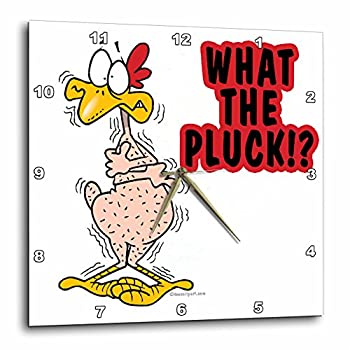 【中古】【輸入品・未使用】3dRose DPP_104451_2 What The Pluck 面白い チキン カートゥーンウォール..
