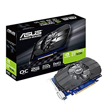 【中古】【輸入品 未使用】ASUS PH-GT1030-O2G GeForce GT 1030 2 GB GDDR5