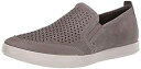 【中古】【輸入品・未使用】ECCO Men's Collin 2.0 Slip On Sneaker%カンマ% Warm Grey Perforated%カンマ...