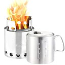 【中古】【輸入品・未使用】(ソロストーブ)solo stove ソロストーブ ライト+ポット900 コンボ SS1-P1
