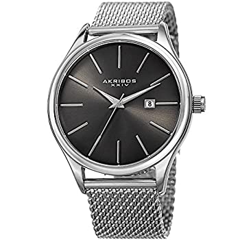 yÁzyAiEgpzAkribos XXIV Men 's QuartzXeXX`[Casual Watch%J}% Color : silver-toned (f: ak959ssgn)