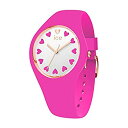 【中古】【輸入品・未使用】Ice-Watch 013369 ICE LOVE ピンク スモール 35.5mm シリコンウォッチ