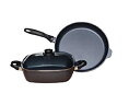 【中古】【輸入品・未使用】スイスダイヤモンドNonstickスターター調理器具セット3ピース