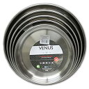【中古】【輸入品・未使用】Venusステンレススチール料理鍋???5のセットラウンドtapsia Pans???18?/ 10ステンレススチール