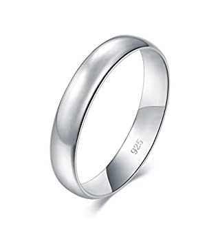 【中古】【輸入品・未使用】BORUO レディーズ 925純銀製のリング平野ドーム変色耐性コンフォートフィットウェディングバンド4mmのリング 19 【中古】【輸入品・未使用】BORUO レディーズ 925純銀製のリング平野ドーム変色耐性コンフォートフィットウェディングバンド4mmのリング 19