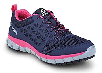 楽天スカイマーケットプラス【中古】【輸入品・未使用】Reebok Sublite レディース アスレチックスタイル 滑り止め ソフトトウ 作業靴 US サイズ: 8 Wide カラー: ブルー