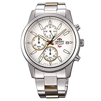 【中古】【輸入品・未使用】Orient SPクォーツ ホワイトダイヤル メンズウォッチ FKU000