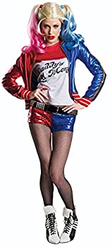 【中古】【輸入品・未使用】Charades Women's Suicide Squad Harley Quinn Costume%カンマ% As Shown%カンマ% Large