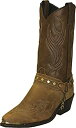 【中古】【輸入品・未使用】Sage Abilene メンズ スタッズハーネスブーツ - 3012 US サイズ: 11 カラー: ブラウン