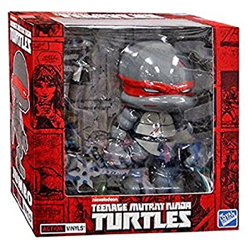 【中古】【輸入品 未使用】Teenage Mutant Ninja Turtles Mirage Comic Jumbo Leonardo 8 ダブルクォーテ Vinyl Figure Black White カンマ Battle Damaged