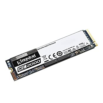 【中古】【輸入品・未使用】Kingston SSD KC2000 1000GB 1TB M.2 2280 NVMe PCIe Gen 3.0 x 4 96層 3D TLC NAND採用 SKC2000M8/1000G 5年保証