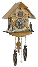 【中古】【輸入品・未使用】クォーツ式鳩時計 シュヴァルツヴァルド（黒い森）の家、カップル