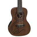 yÁzyAiEgpzLuna Guitars UKE MALU EL Ukulele Concert Marron