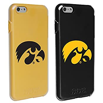 【中古】【輸入品・未使用】Iowa Hawkeyesファンパック2ケースfor iPhone 6?Plus / 6s Plus ( 5.5インチ) withガードガラススクリーンプロテクター