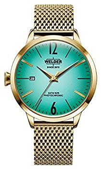 【中古】【輸入品・未使用】Welder Moody ステンレススチールメッシュ 3針ゴールド調腕時計 日付表示 38mm 【中古】【輸入品・未使用】Welder Moody ステンレススチールメッシュ 3針ゴールド調腕時計 日付表示 38mm