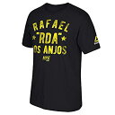 【中古】【輸入品・未使用】Reebok ラファエル・ドス・アンジョス UFC メンズ ブラック ファイトナイト レトロタイプ Tシャツ BU4564 (スモール...