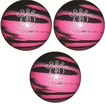 【中古】【輸入品・未使用】EPCO キャンドルピン ボーリングボール - Cobra Pro Rubber ピンク&ブラック ボール 2 inch- 2lbs. 7oz.