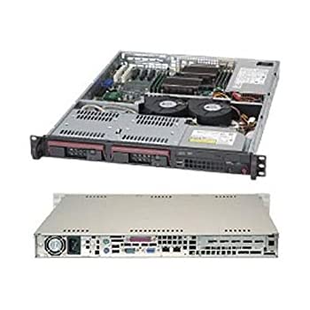 【中古】【輸入品・未使用】Super Micro Supermicro cse-811tq-600b 600?W 1uラックマウントサーバーシャーシ(ブラック) cse-811tq-600b Rev K